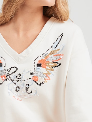 MOS MOSH Mikina 'MMCosette' – béžová