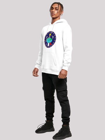 F4NT4STIC Sweatshirt 'NASA Classic Globe Astronauts' in White