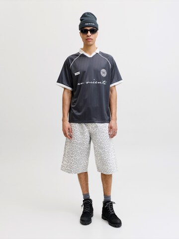 JACK & JONES Luźne Spodnie 'JPSTOWEN ROY' w kolorze szary