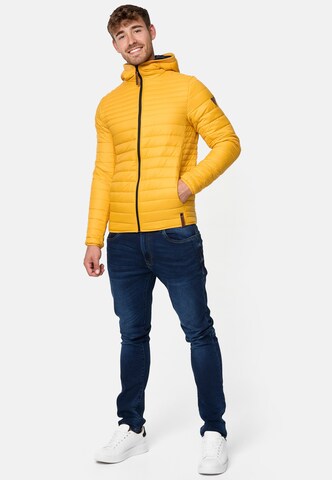 INDICODE JEANS Between-season jacket 'Bowers' in Yellow
