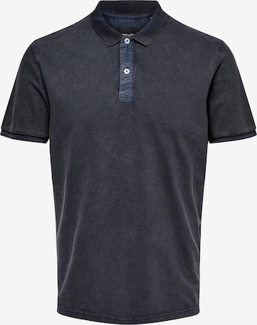 Only & Sons Poloshirt 'Travis' in Blau: predná strana