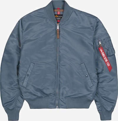 ALPHA INDUSTRIES Veste d’hiver 'MA-1 VF Vintage Fit 59' en bleu / rouge, Vue avec produit
