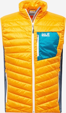 JACK WOLFSKIN Sports Vest in Orange: front