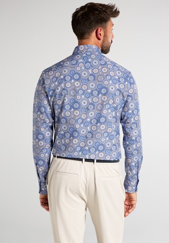 ETERNA Regular fit Button Up Shirt in Blue