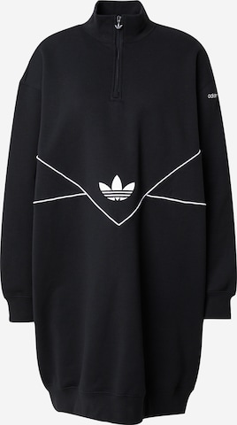 Rochie 'Sweat' de la ADIDAS ORIGINALS pe negru: față