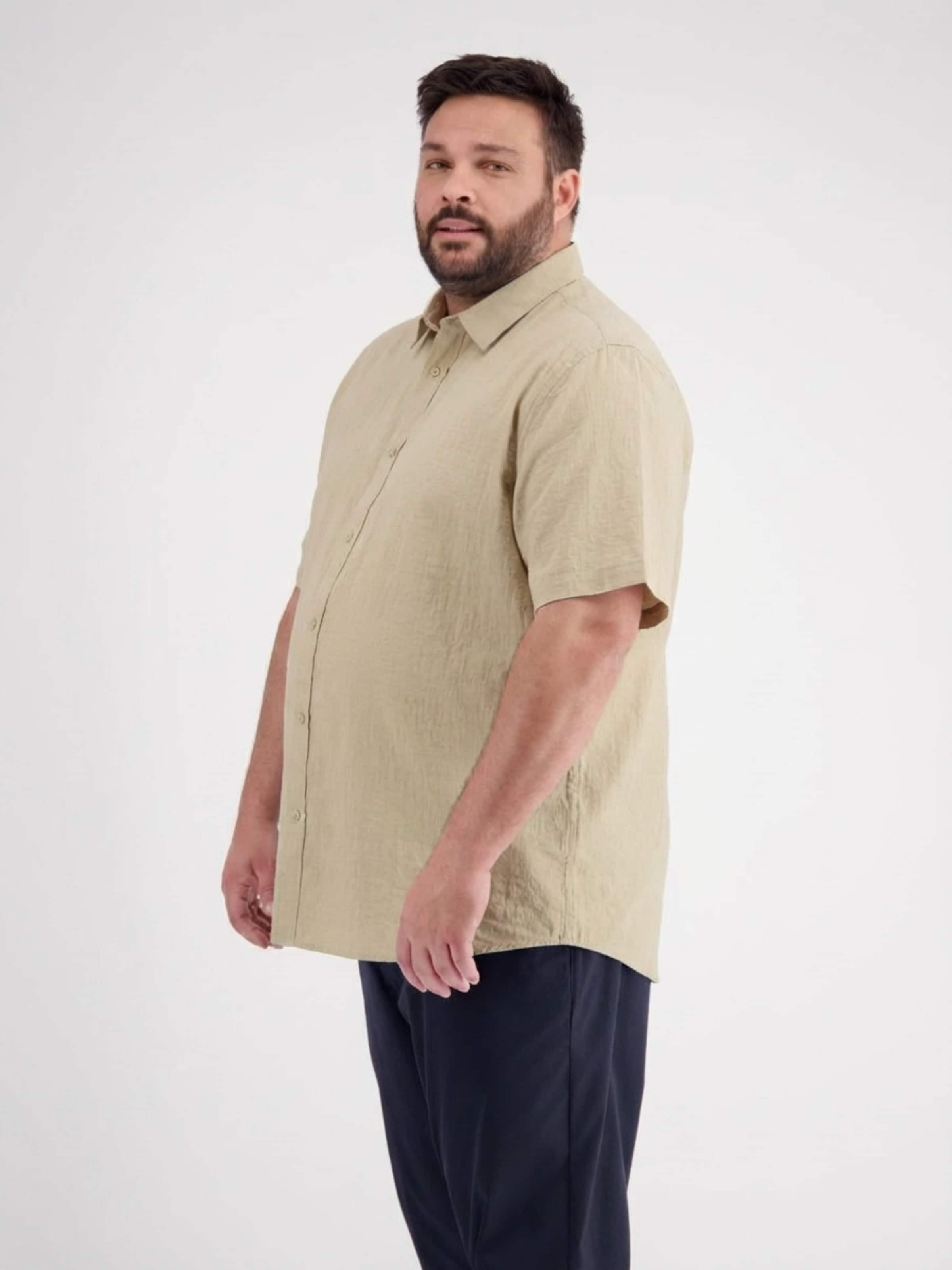 LERROS Regular fit Overhemd in Beige
