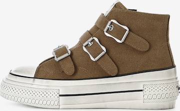 Sneaker bassa di CAFè NOIR in marrone: frontale