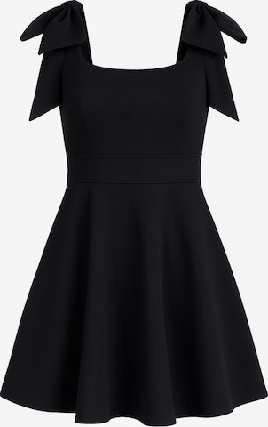 Robe de cocktail WOMAN VISION en noir : devant