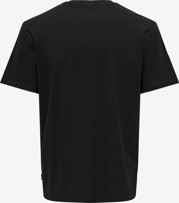 T-Shirt 'KOLTON' Only & Sons en noir