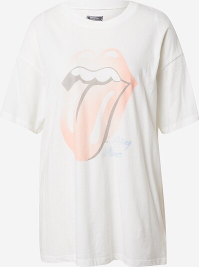 American Eagle T-Shirt 'ROLLING STONES' in apricot / rosa / weiß, Produktansicht