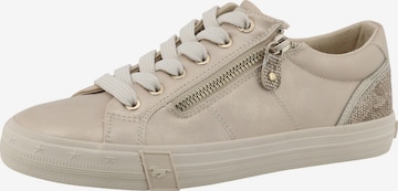 MUSTANG Sneakers laag in Beige: voorkant