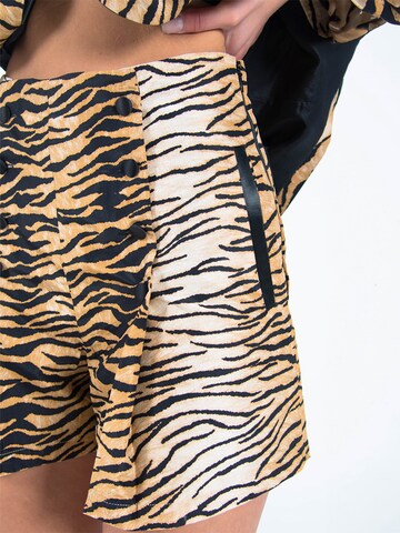 Rua & Rua Slimfit Bundfaltenhose in Mischfarben