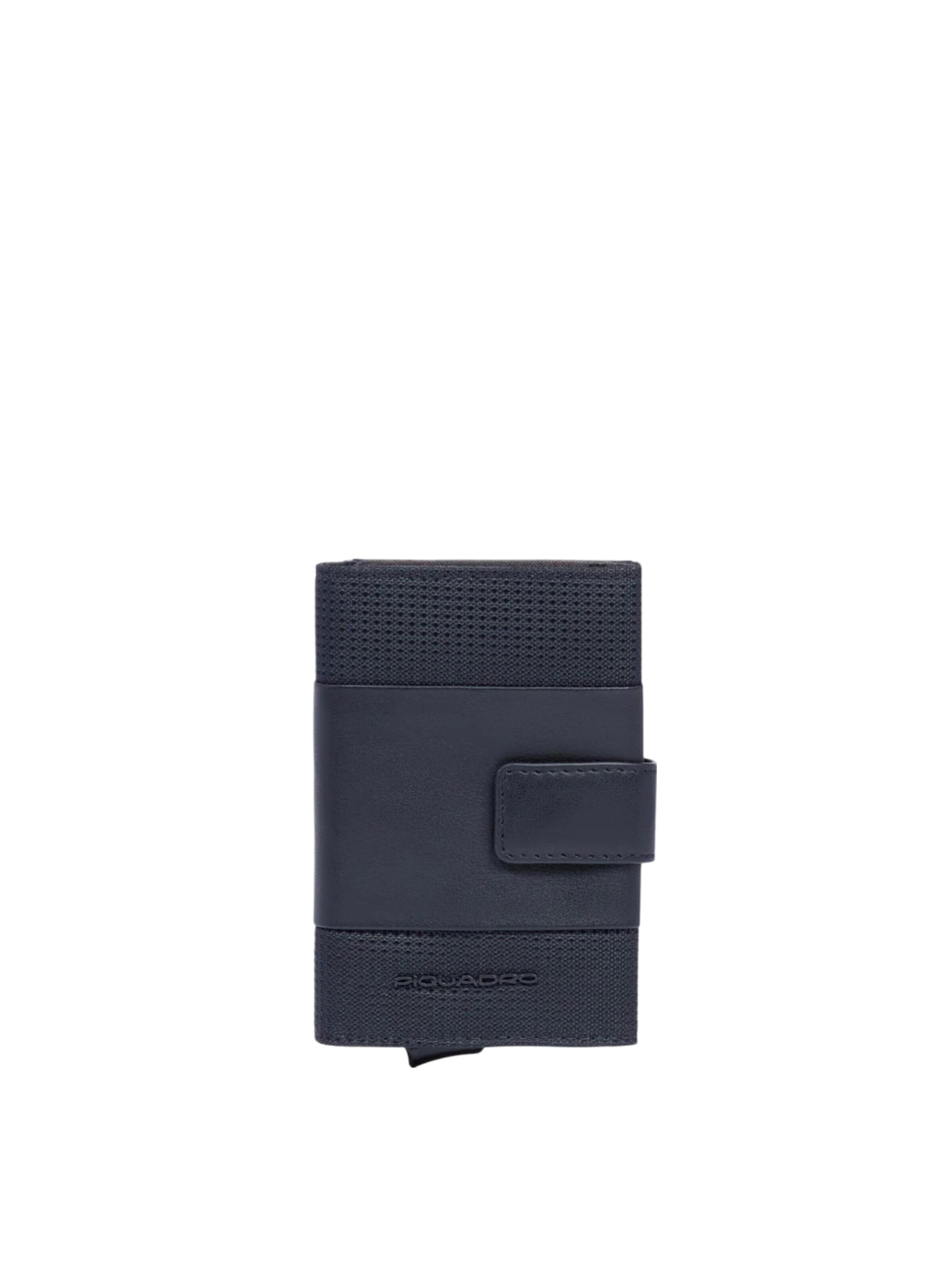 Piquadro - Cartera en negro: frente