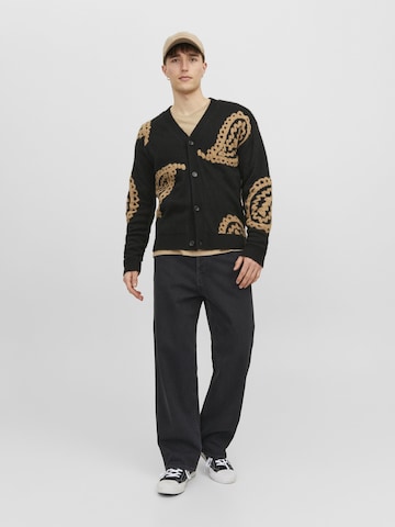 JACK & JONES Luźne Jeansy 'JJIAlex JJOriginal' w kolorze czarny