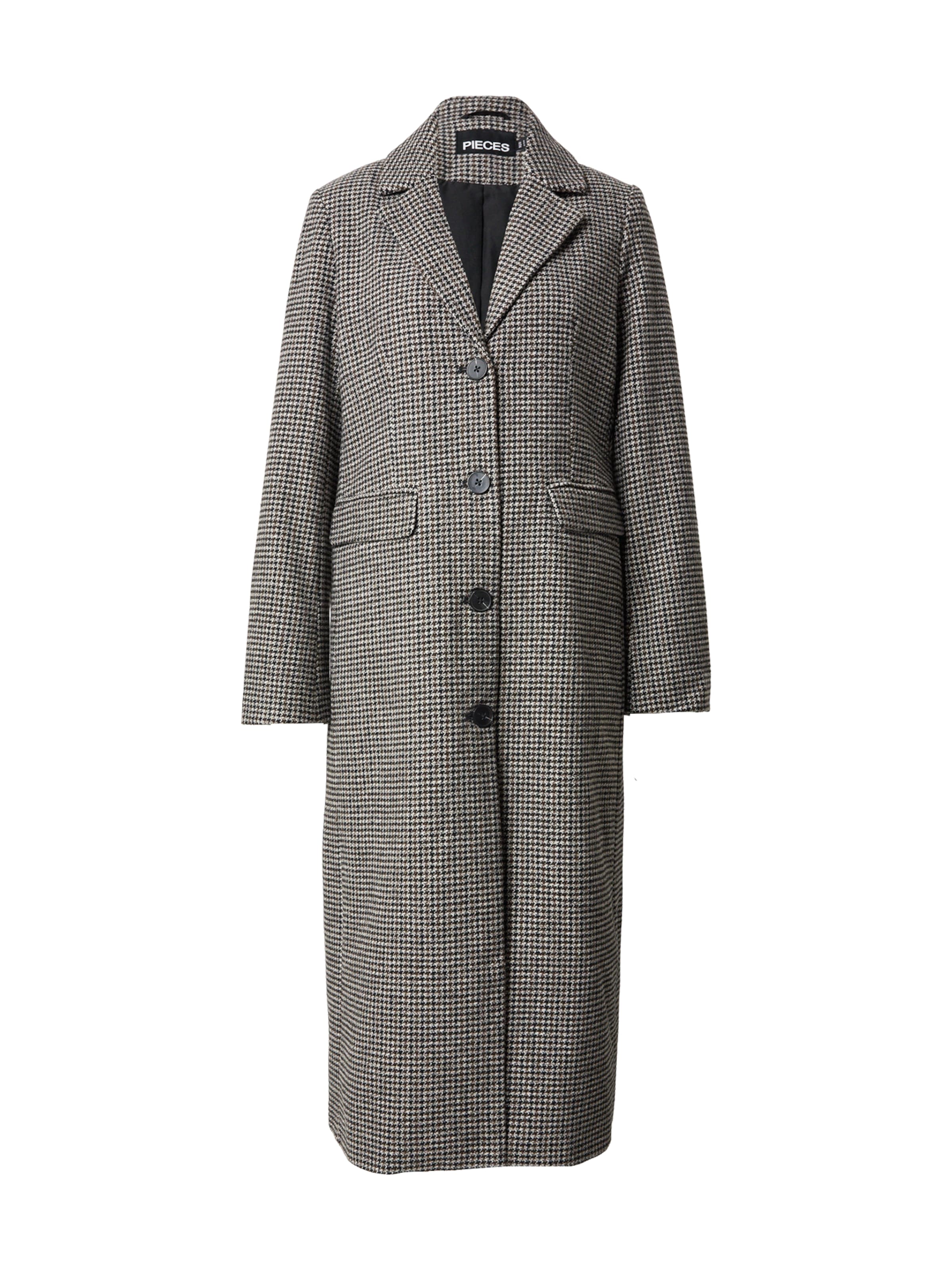 Cappotto di mezza stagione 'PCJADINE' di PIECES in nero: frontale