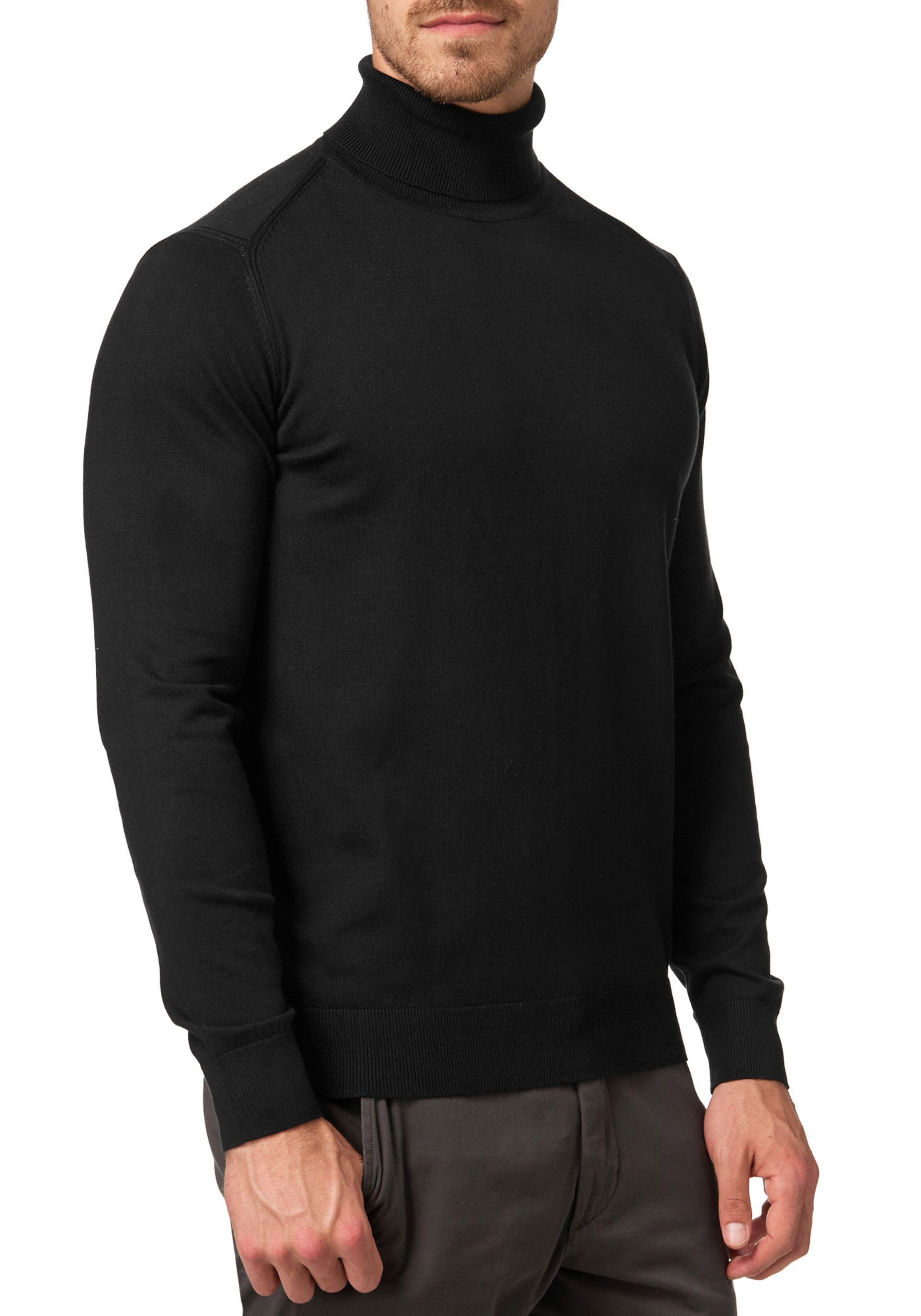 INDICODE JEANS Sweater in Black