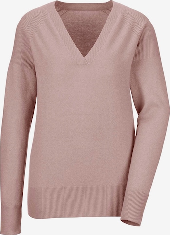 Pull-over MADELEINE en rose : devant