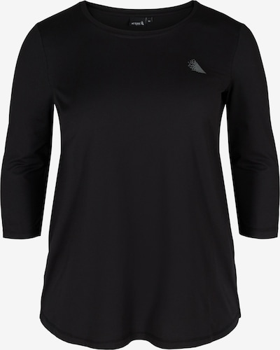 Sportiniai marškinėliai iš Active by Zizzi, spalva – juoda, Prekių apžvalga