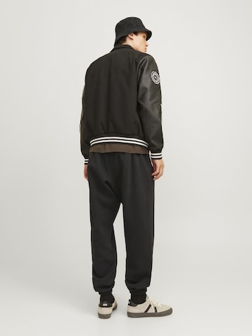 JACK & JONES Tapered Sportsbukser i sort