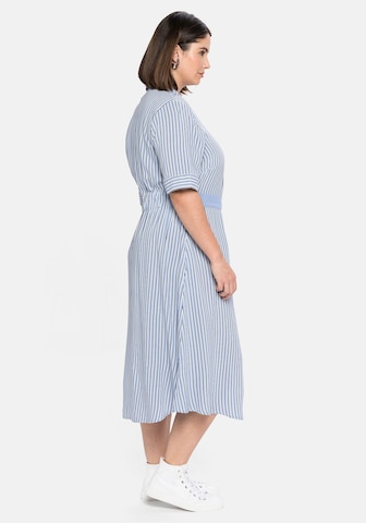 SHEEGO Shirt Dress in Blue