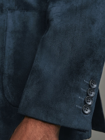 Coupe regular Veste de costume Next en bleu