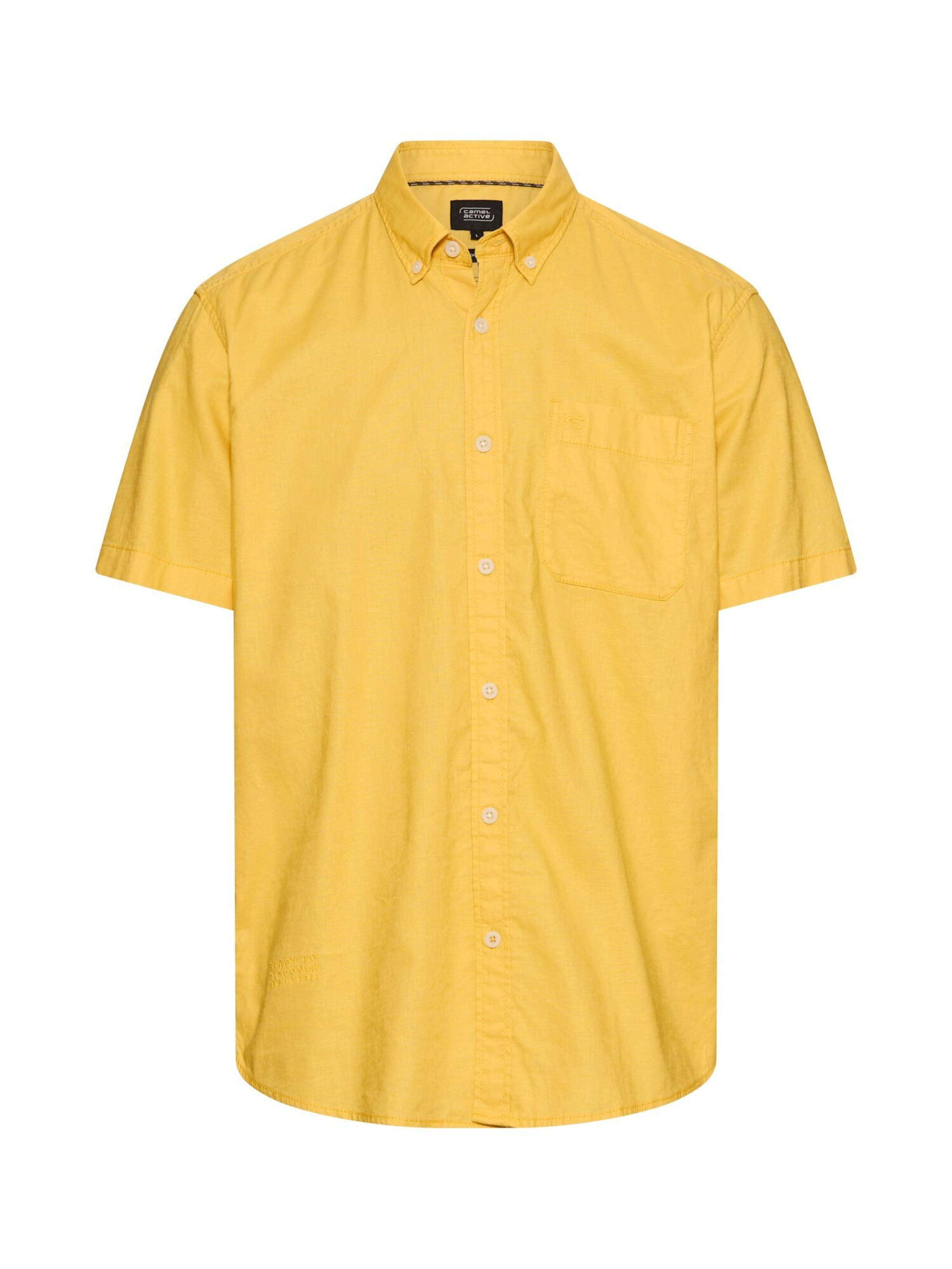 CAMEL ACTIVE Button Up Shirt in Yellow, Item view