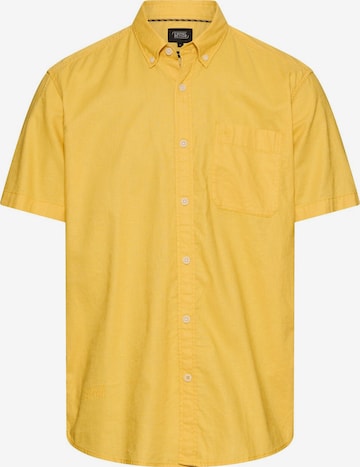 CAMEL ACTIVE Regular fit Button Up Shirt in Yellow: front