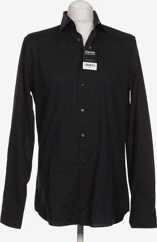 SEIDENSTICKER Button Up Shirt in M in Black: front