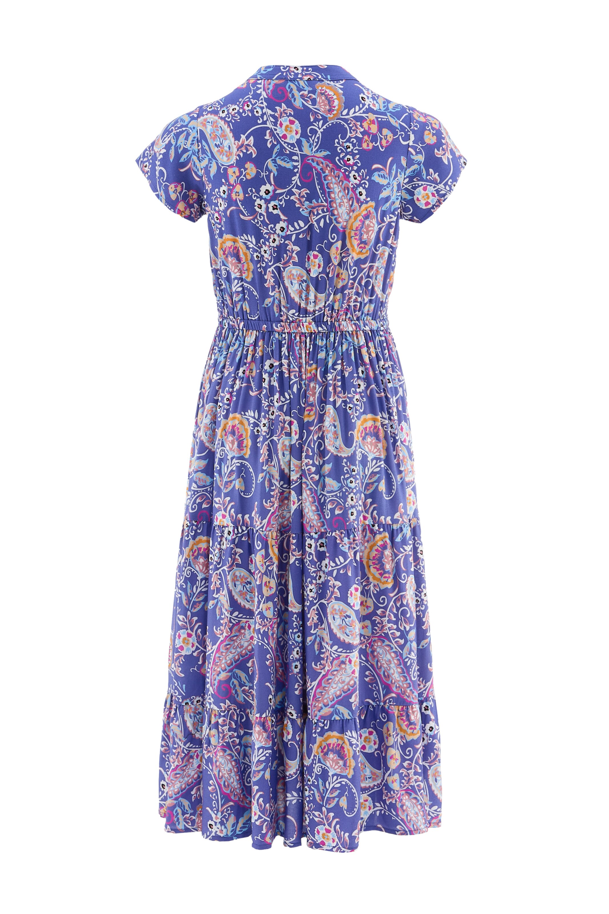 happy girls Dress in Blue