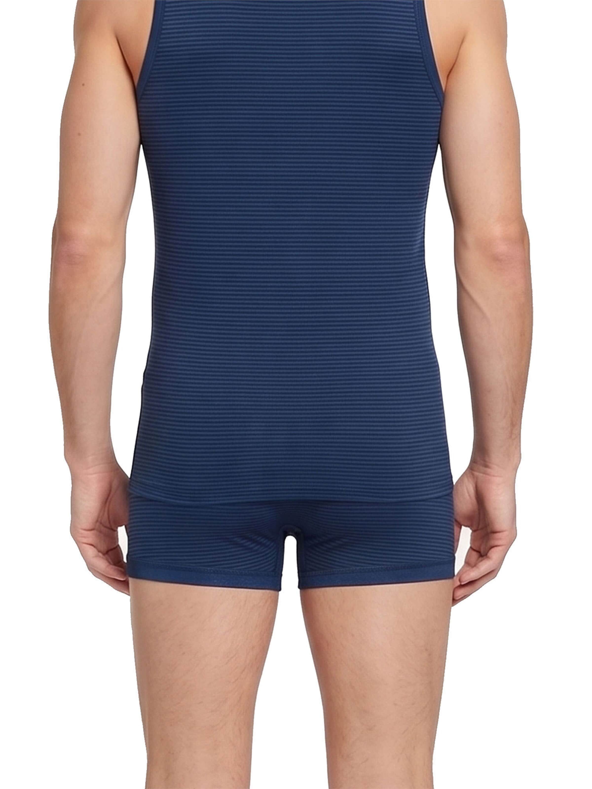 Ammann Boxer shorts 'Jeans Feinripp' in Blue
