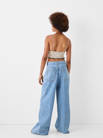 Bershka Top w kolorze biały