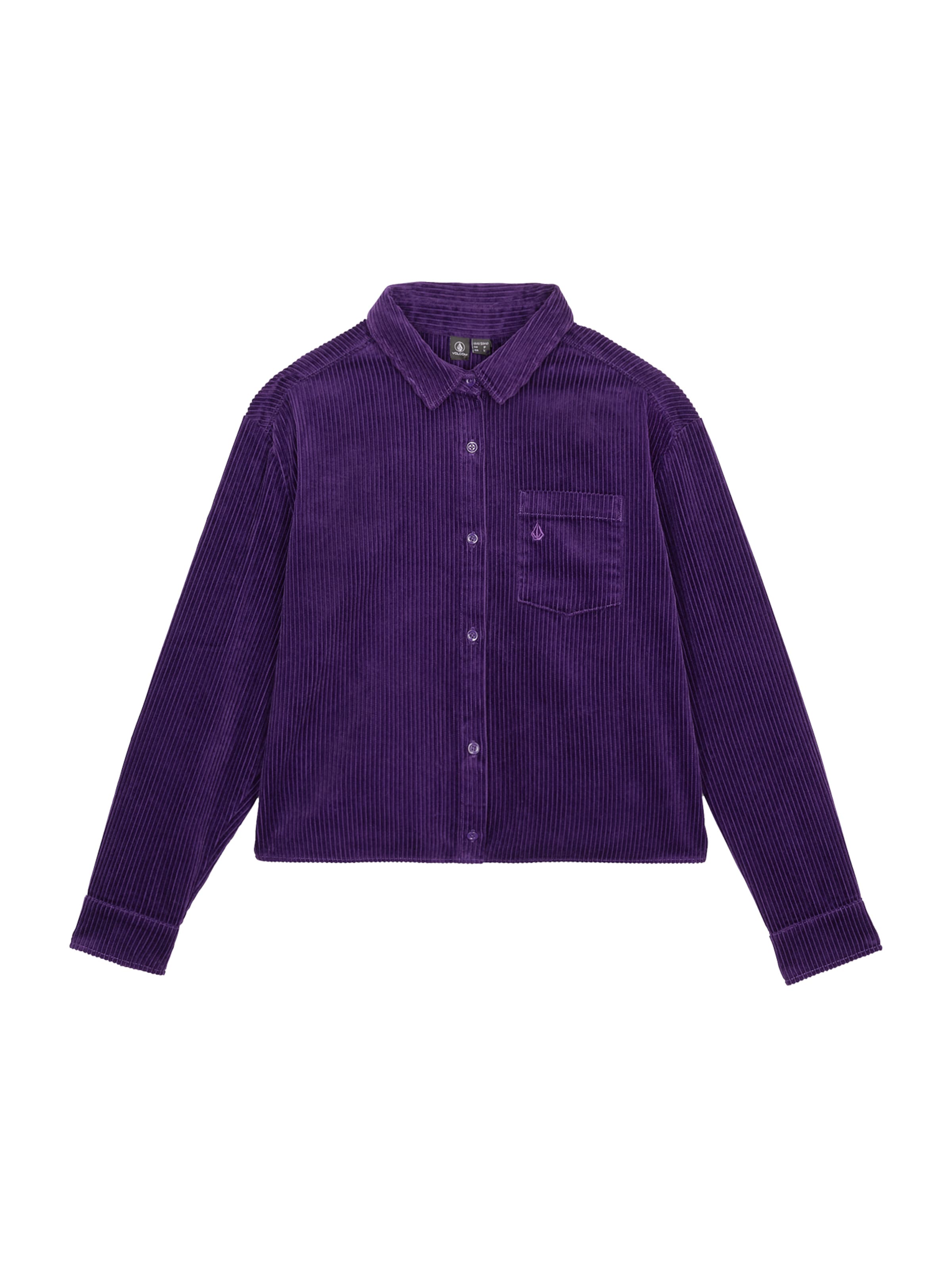 Volcom Bluse 'WEELLOW CORD' in Lila: Vorderseite
