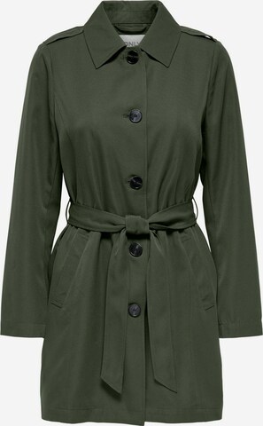 ONLY Between-Seasons Coat in Green: front