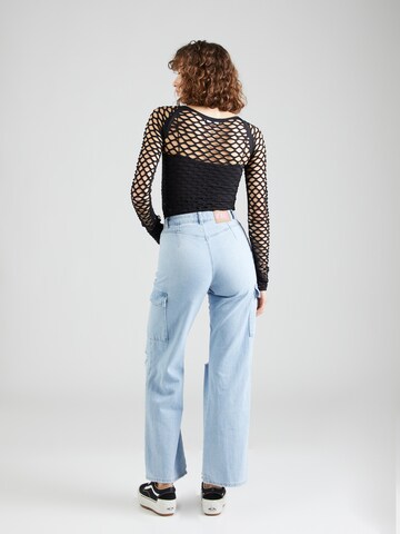 Wide leg Pantaloni eleganți de la Tally Weijl pe albastru