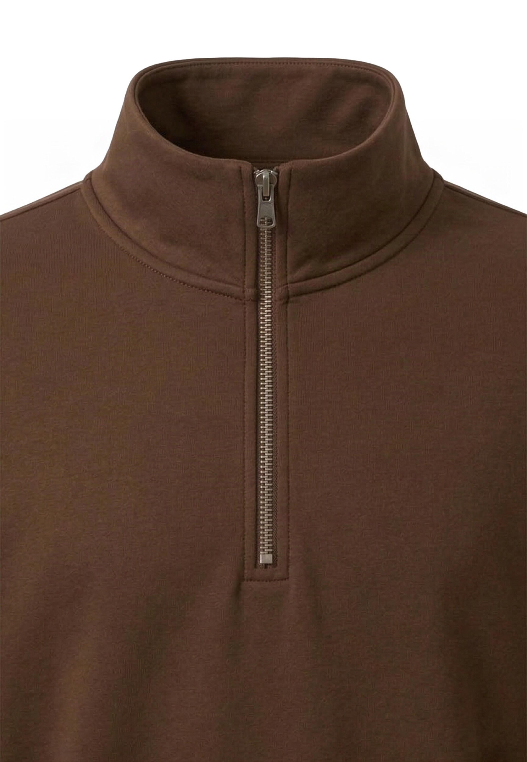 Urban Classics Sweatshirt in Braun: Vorderseite
