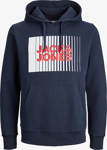 JACK & JONES Majica | modra barva: sprednja stran