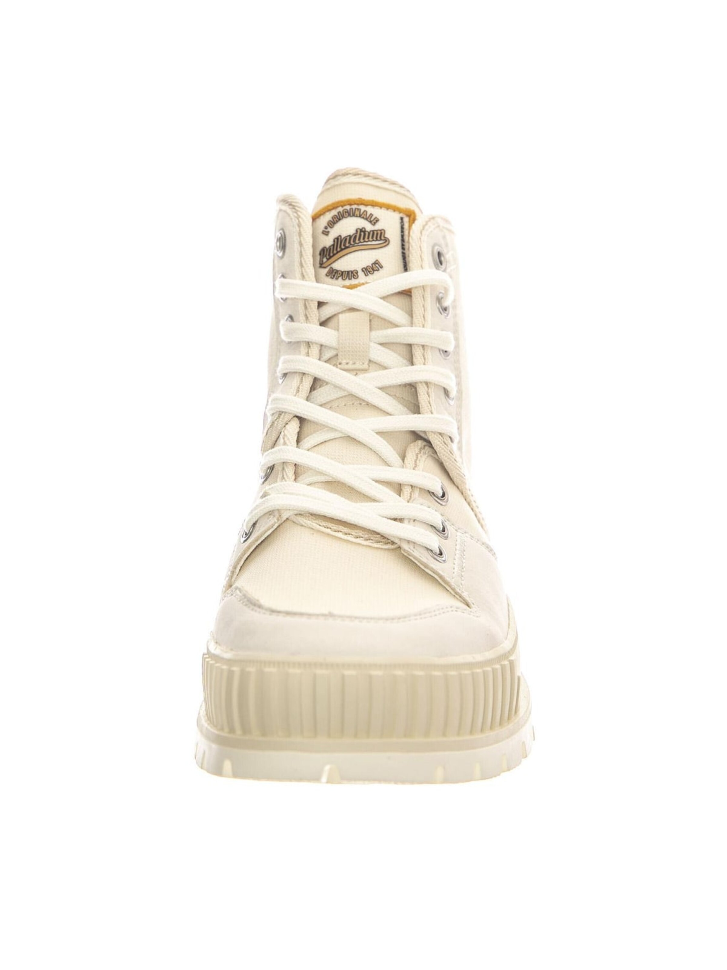 Palladium Snørestøvler 'Pallashock WW Cream White Shoes' i beige
