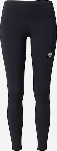 new balance Spodnie sportowe 'Accelerate' w kolorze czarny: przód