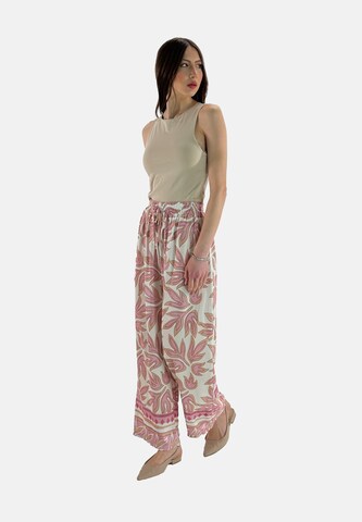 Elara Wide leg Pants in White