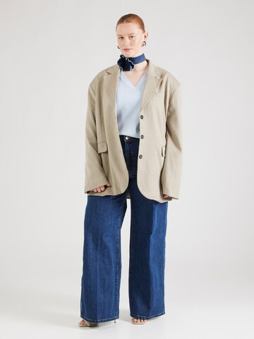 Tommy Hilfiger Curve Sweter w kolorze niebieski