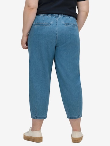 SHEEGO Tapered Jeans 'OLIVIA' in Blue