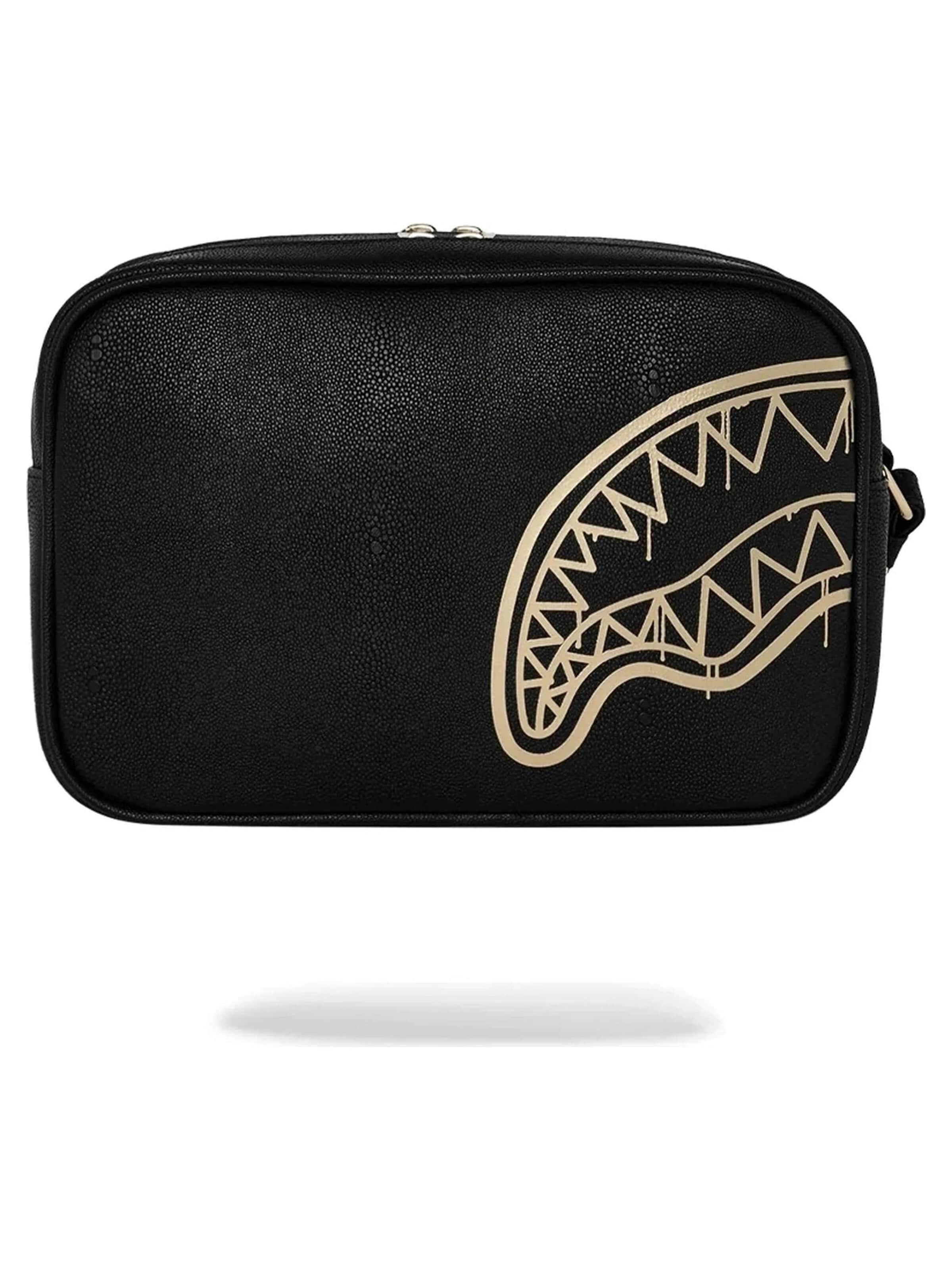 Sprayground Messenger 'Neceser sparyground negro that gold drap toiletry bric'‌‌‌‌ in Schwarz: Vorderseite