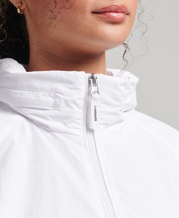 Superdry Athletic Jacket 'Code Essential' in White