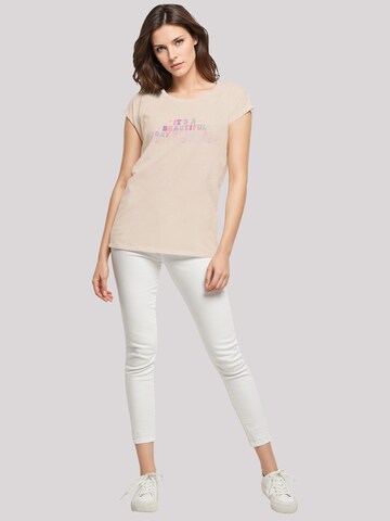 F4NT4STIC Shirt 'Smash The Patriarchy Iternationaler Frauentag' in Beige