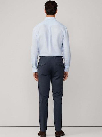 Carlo Colucci Slimfit Hose 'Kensington' in Blau