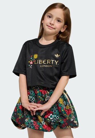 ADIDAS ORIGINALS - Conjunto 'Adidas Originals x Liberty London' en negro: frente