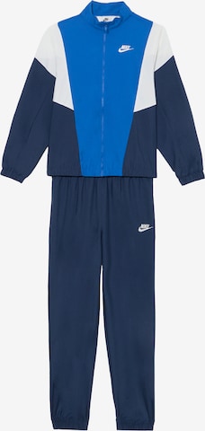 Nike Sportswear Sweatsuit in Blue: front