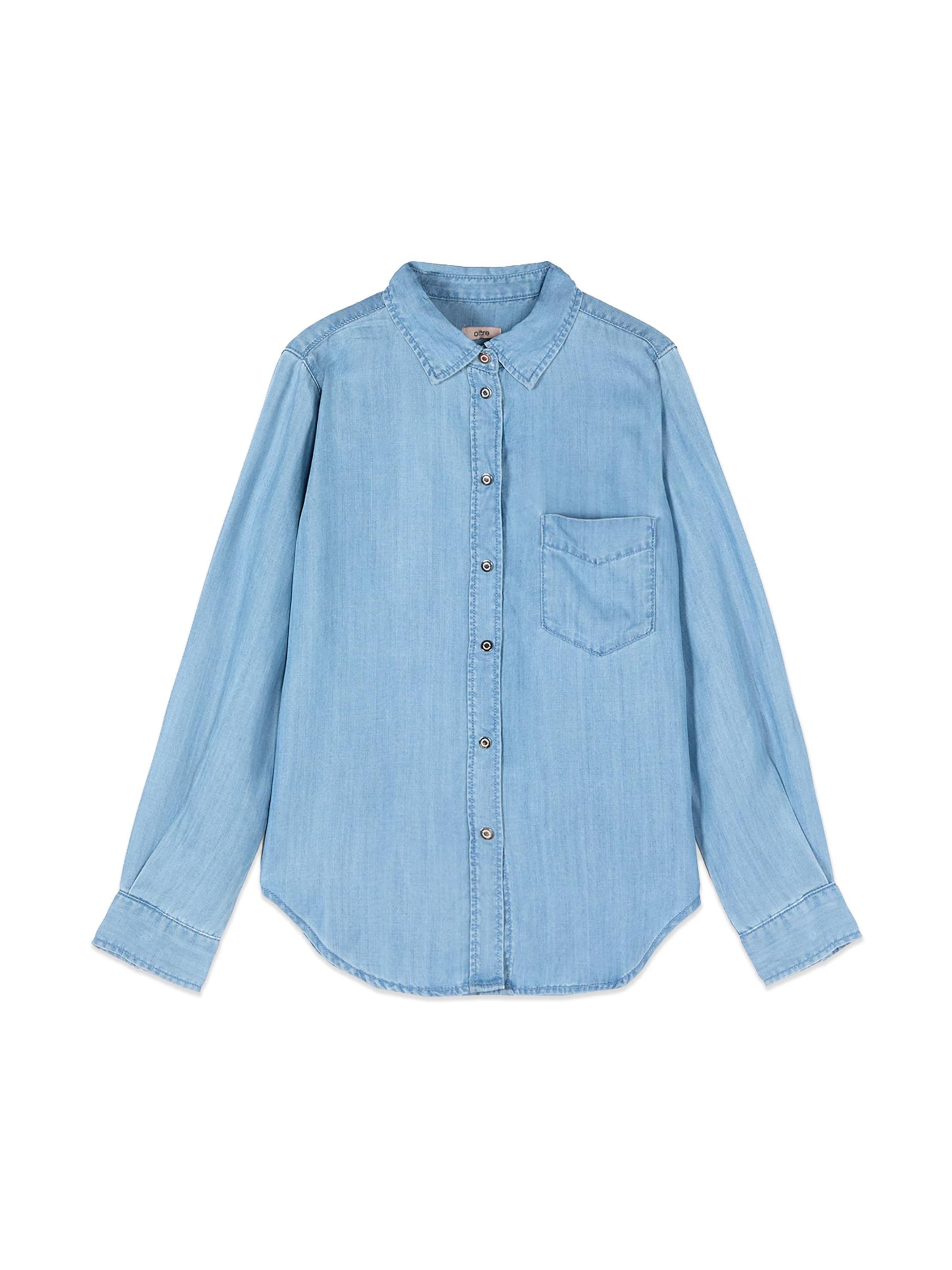 oltre Bluse‌‌‌‌‌‌‌‌‌ in Blau: Vorderseite
