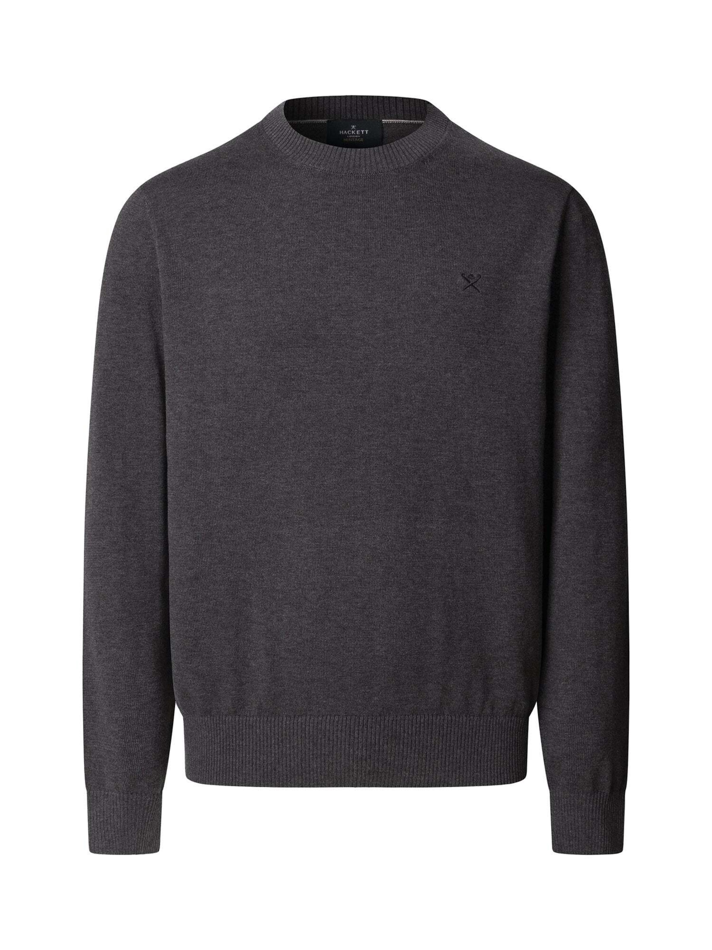Hackett London Sweater 'Ess' in Grey: front