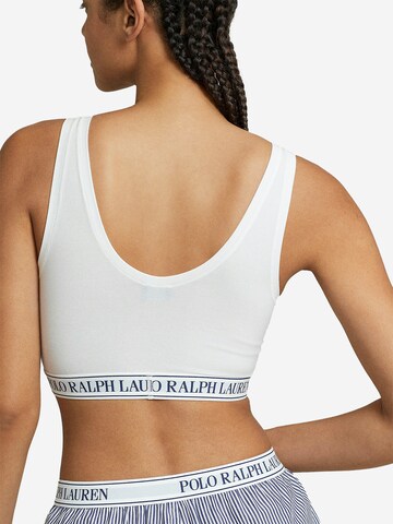 Bustier Soutien-gorge Polo Ralph Lauren en blanc